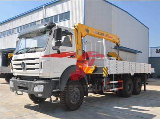 beiben 10 T truck mounted crane