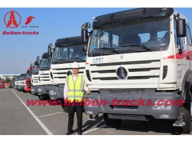 best quality China Beiben 380hp truck head 2538S tractor truck