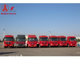 الصين الجديدة بيبين V3 420hp شاحنة مقطورة جرار 6 × 4 للكونغو