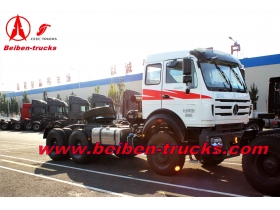 Best Quality 6x4 420hp Beiben container prime mover  for congo