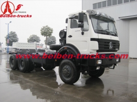 6x4 Beiben tractor truck 400hp/mercedes benz technology tractor heads supplier