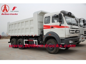 North benz 30ton tipper lorry 6x4 10 tyres dump truck China beiben truck  manufacturer