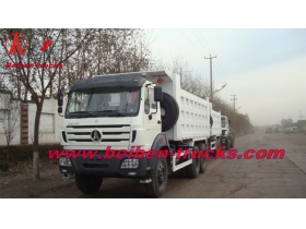 الصين بيبين 6 × 4 380hp شاحنة قلابة تستخدم لأعمال البناء