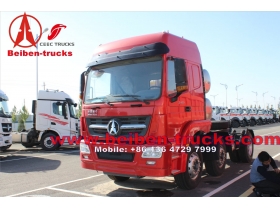 شاحنة جرار 6 × 4 بيبين 380hp شاحنة ثقيلة من الصين لتنزانيا العملاء