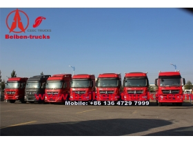 336hp شاحنة جرار 6 × 4 الصين 10 عجلات الشاحنات للعملاء كينيا