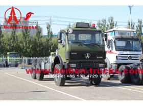 الصين بيبين العلامة التجارية 6 × 4 380hp شاحنة جرار الإرسال التلقائي
