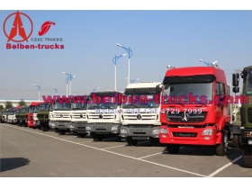 سعر شاحنة بيبين الصين جرار شاحنة ق الشمال البيع الدولي بنز بيبين 6 × 4 380hp