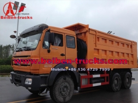 الصين 380hp الرمال بيبين الشمالية 6 × 4 قلابة شاحنة قلابة لكينيا