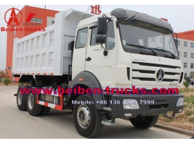 شاحنة قلابة قلابة 6 × 6 على الطرق الوعرة الصين الجديدة شمال بنز بيبين NG80 للبيع