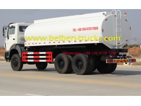 الصين ذات نوعية جيدة بيبين 20 م 3 شاحنة قدرة المياه ناقلة صهريج للبيع