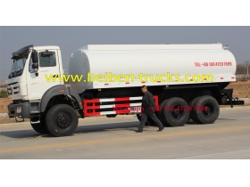 الصين الشمالية بنز بيبين 6 × 4 336HP خزان شاحنة شاحنة لنقل المياه للبيع