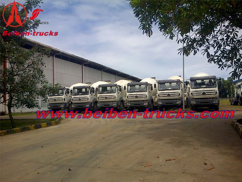طلب العميل إندونيسيا 25 وحدة بيبين RHD 2534 شاحنة خلط الخرسانة وشاحنة قلابة