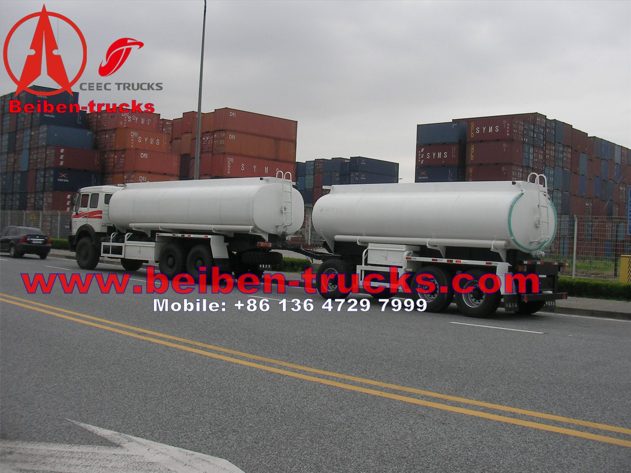 بيبين الشركة المصنعة لشاحنة صهريج الوقود ذات الدفع الرباعي