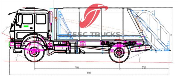 compactor truck,
