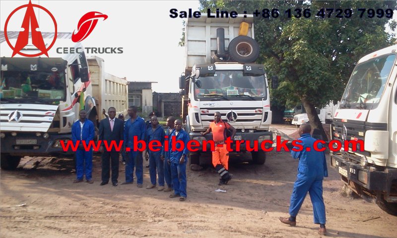 الكونغو شمال بنز 340 حصان شاحنات تفريغ الشركة المصنعة من الصين
