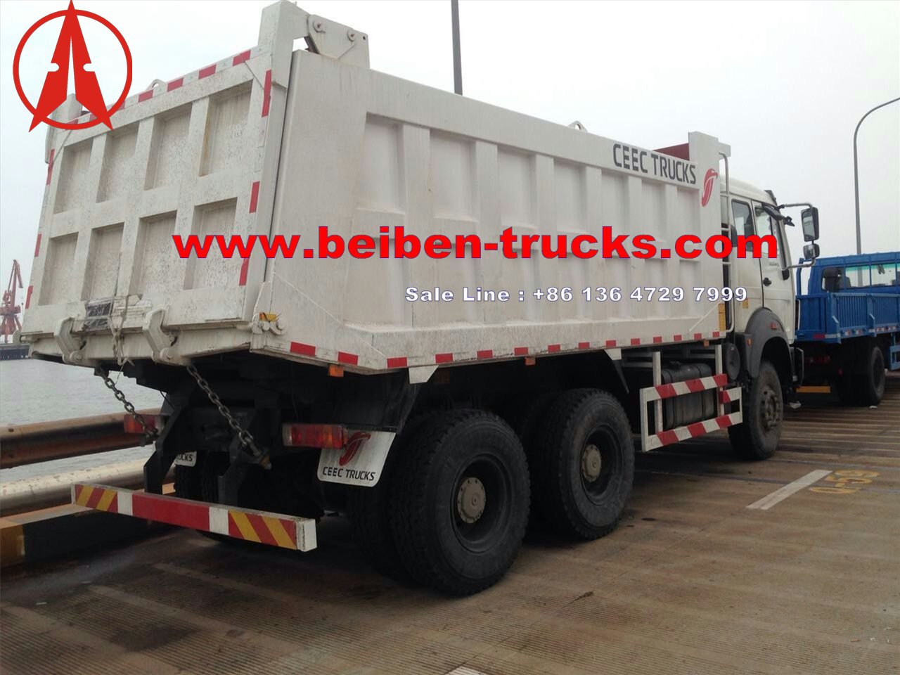 beiben 2534K dump truck for shipping 