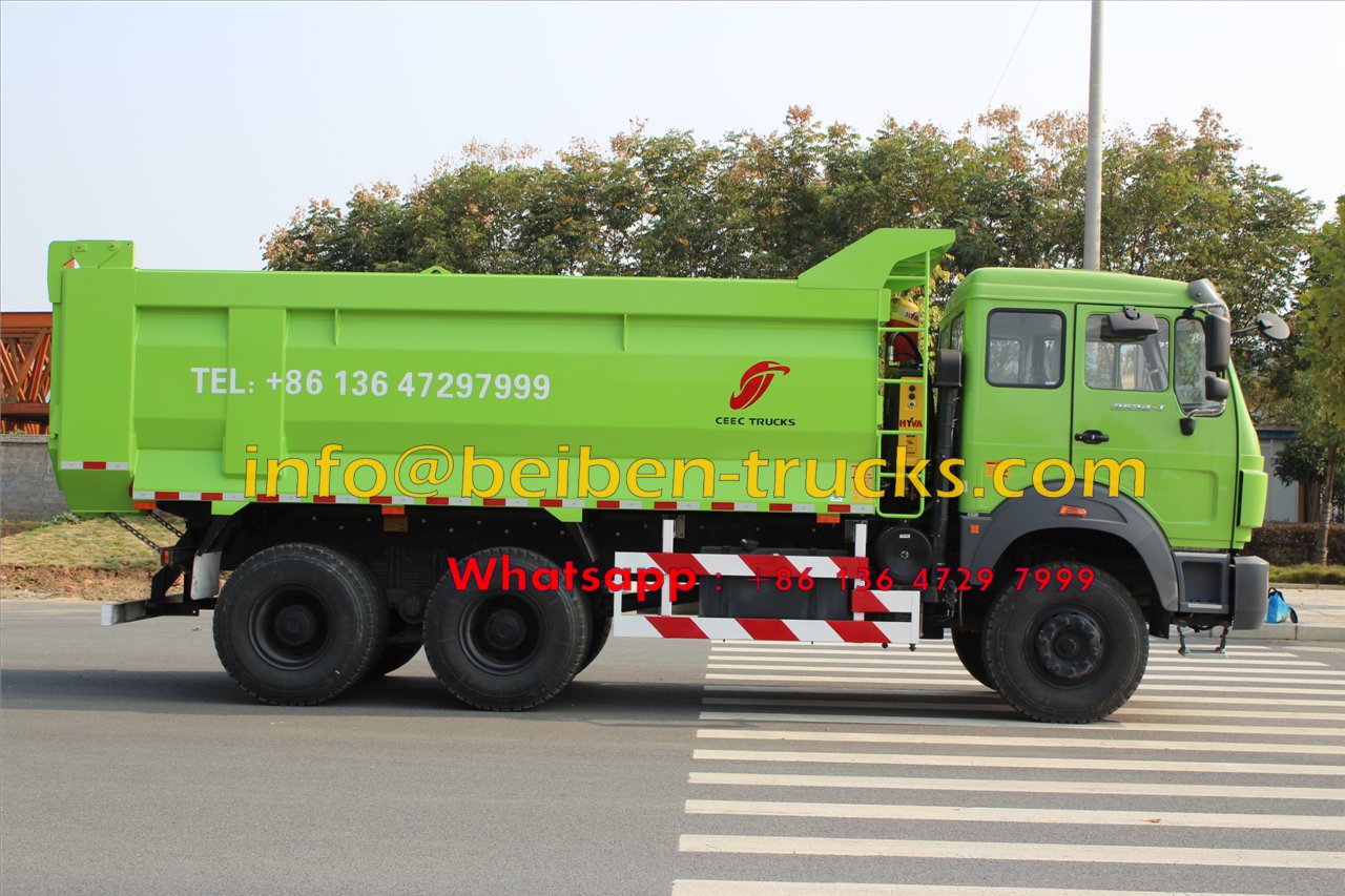 السعر المنخفض للجودة العالية الصين 30 طن شاحنة 6 × 4 شاحنة قلابة بيبين