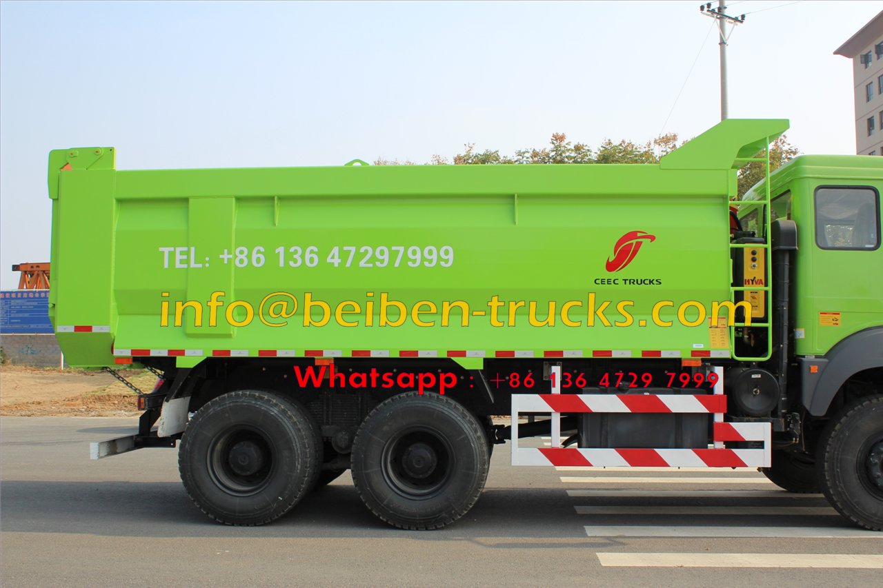 2015 شاحنة ثقيلة بيبين شاحنة قلابة جديدة للبيع في الكونغو