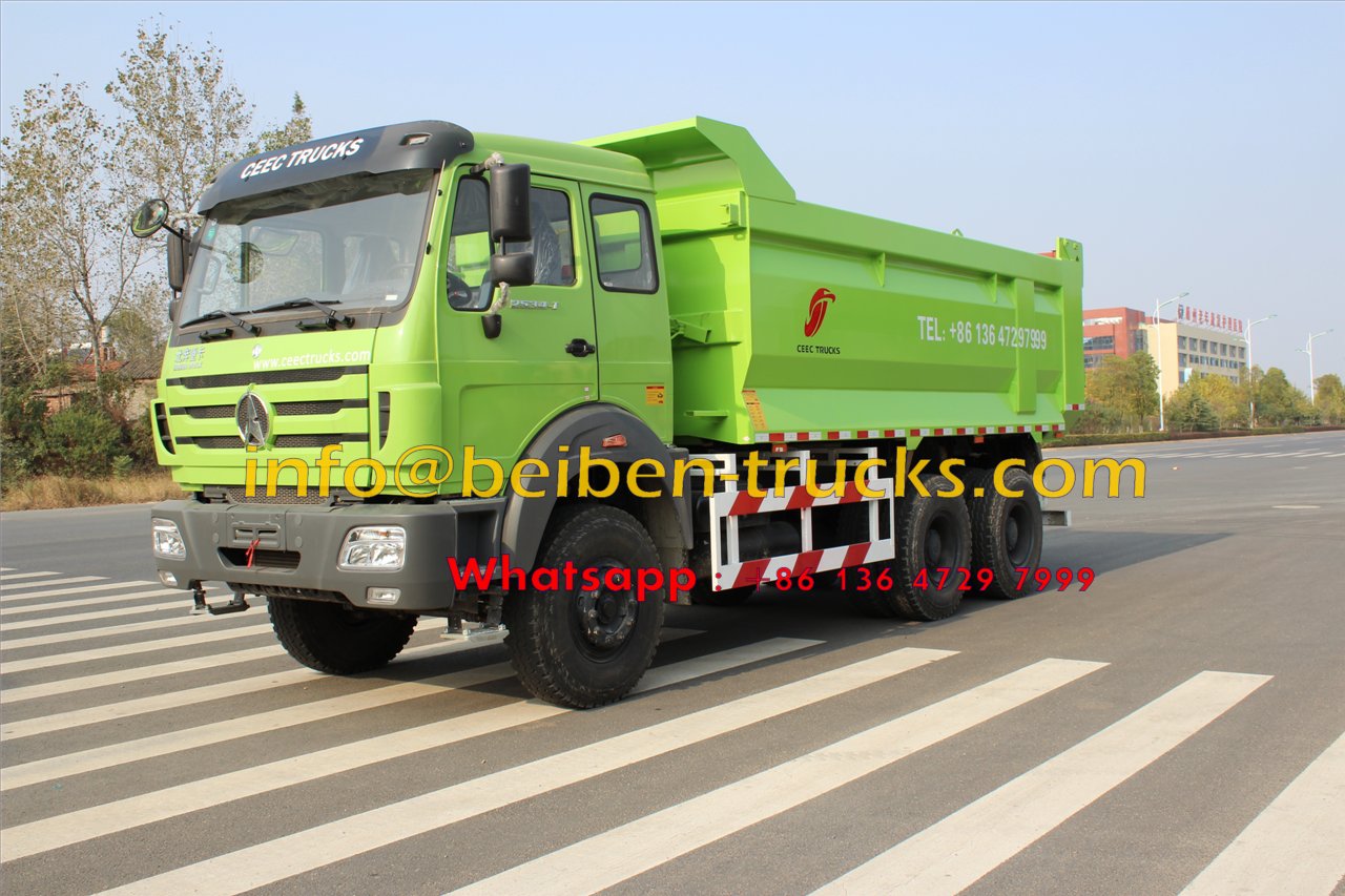 2015 شاحنة ثقيلة بيبين شاحنة قلابة جديدة للبيع في الكونغو