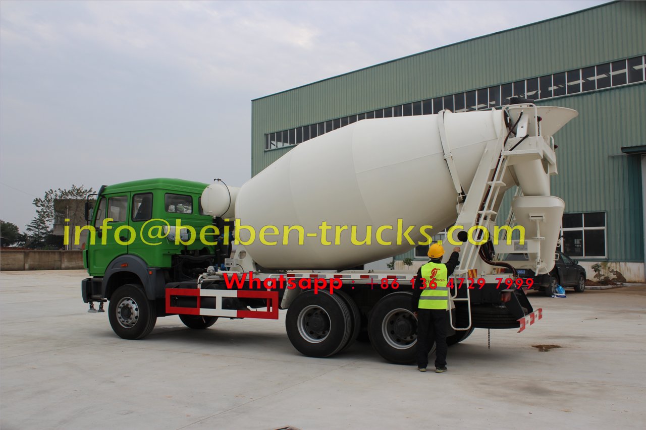 north benz 10 CBM concrete mixer truck 