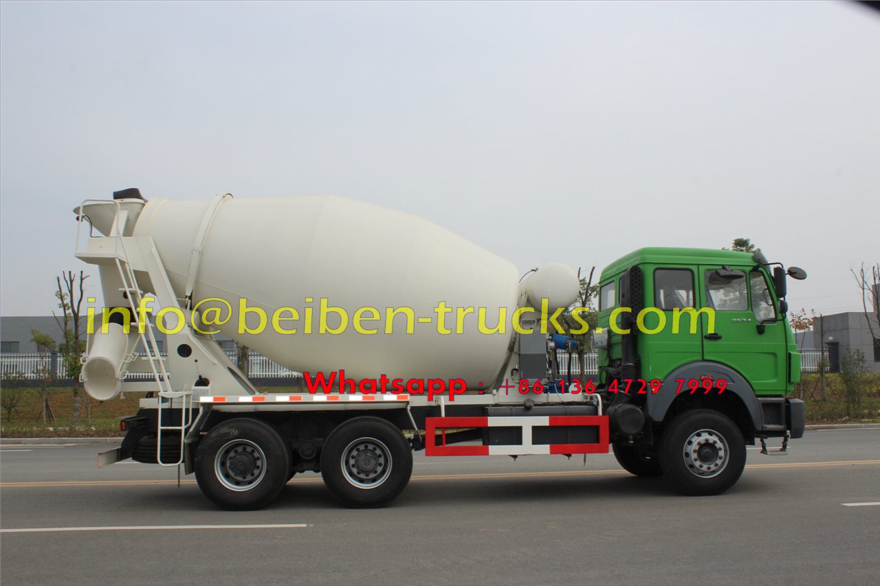 بيبين نوعية جيدة 6 × 4 شاحنة خلط 8 متر مكعب بيع في منغوليا