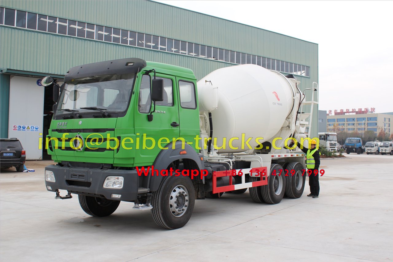 الصين عالية الجودة بيبين 6 × 4 شاحنة خلط الخرسانة للبيع