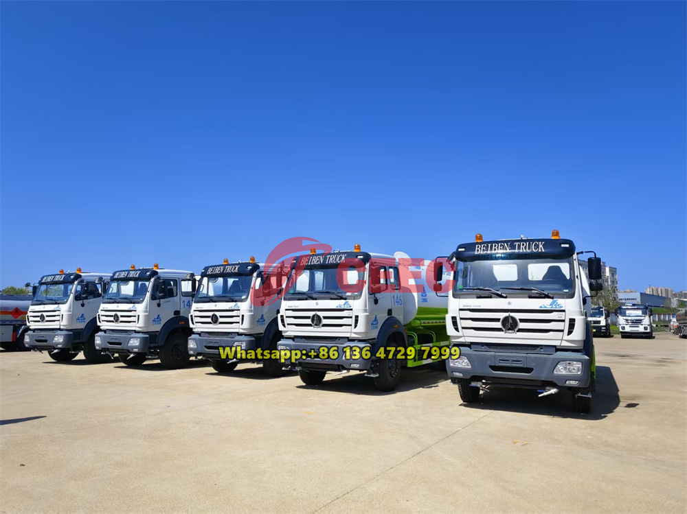beiben 2638 water pump truck