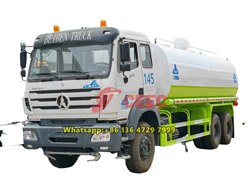 beiben 2638 water tanker truck