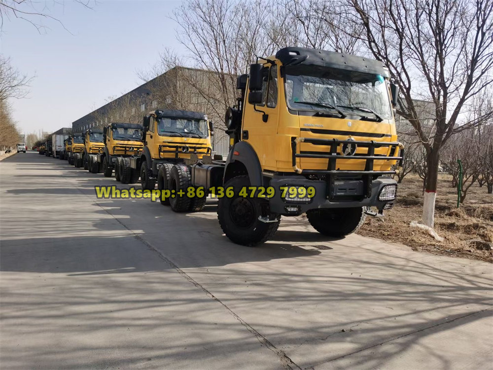 beiben 6x6 drive dump truck