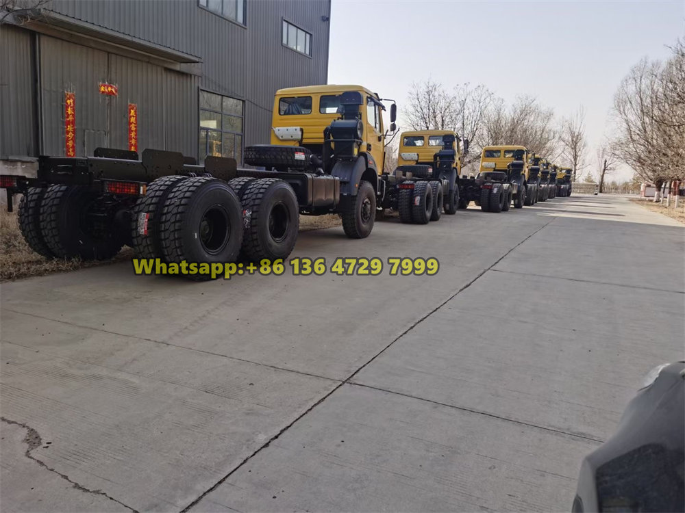 beiben 6x6 drive dump truck