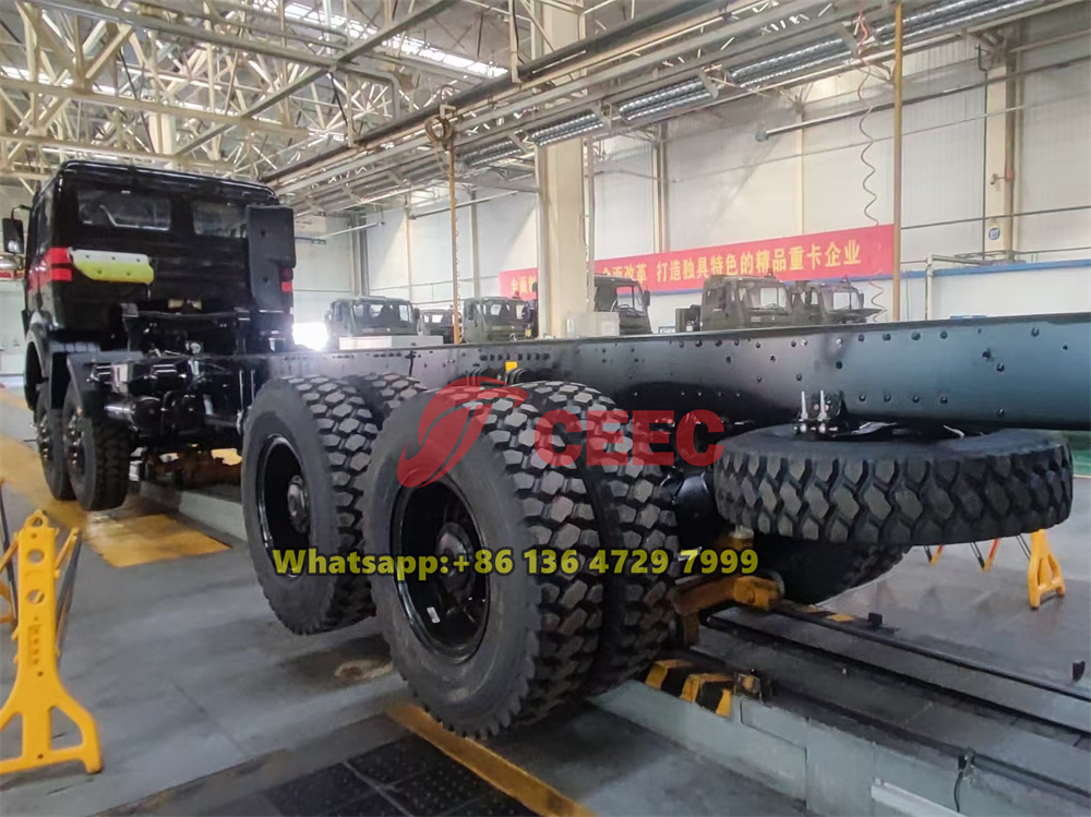 beiben 8x8 drive off road truck