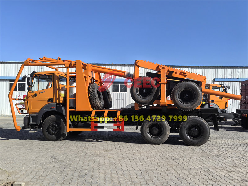 Beiben 6×6 log truck price