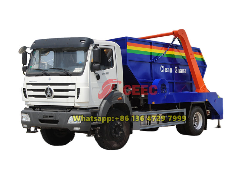 Beiben swing arm garbage truck