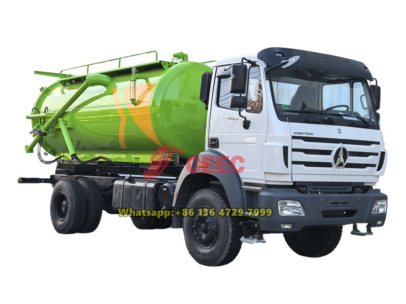 Beiben 4×2 sewage tank truck