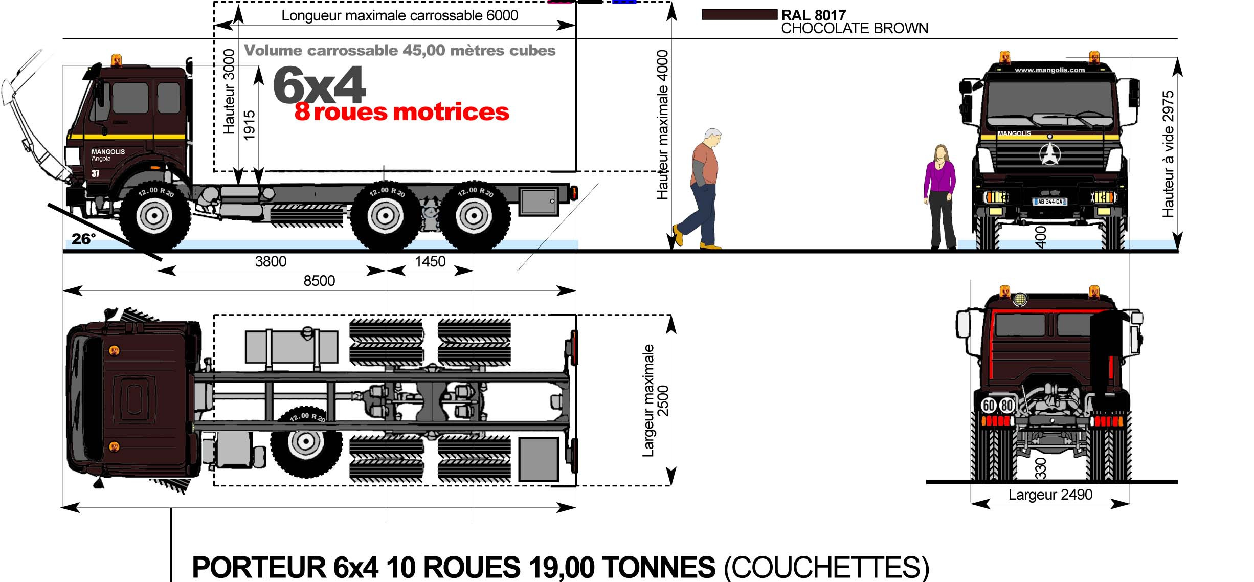 beiben off road dump truck