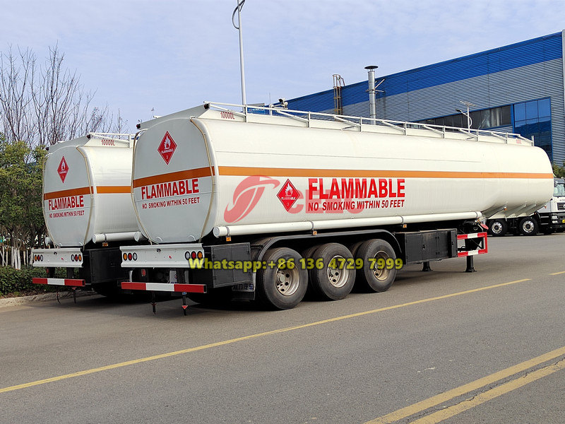 Diesel tanker semi trailer for export