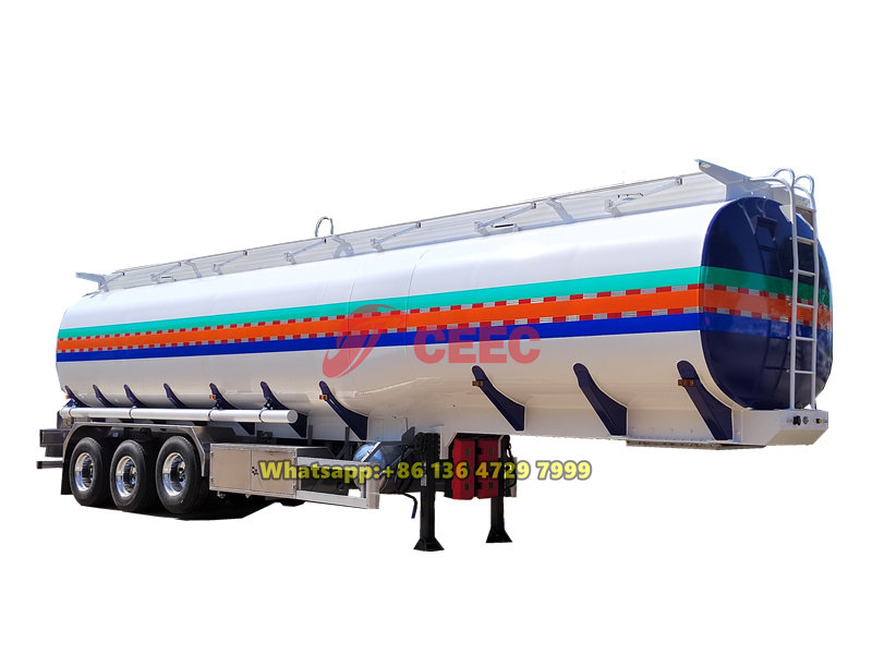 3 axles fuel tanker trailer