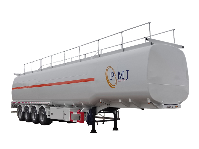 4 axles fuel tanker trailer