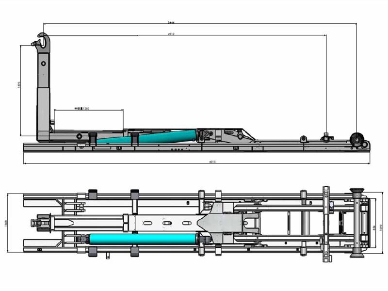 Beiben 20-ton hook loader drawing