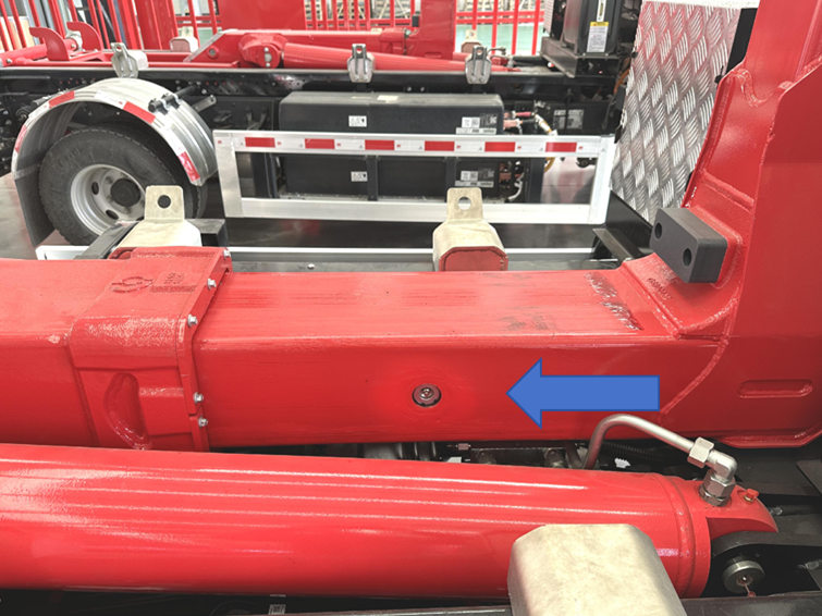 Beiben hook loader truck for sale