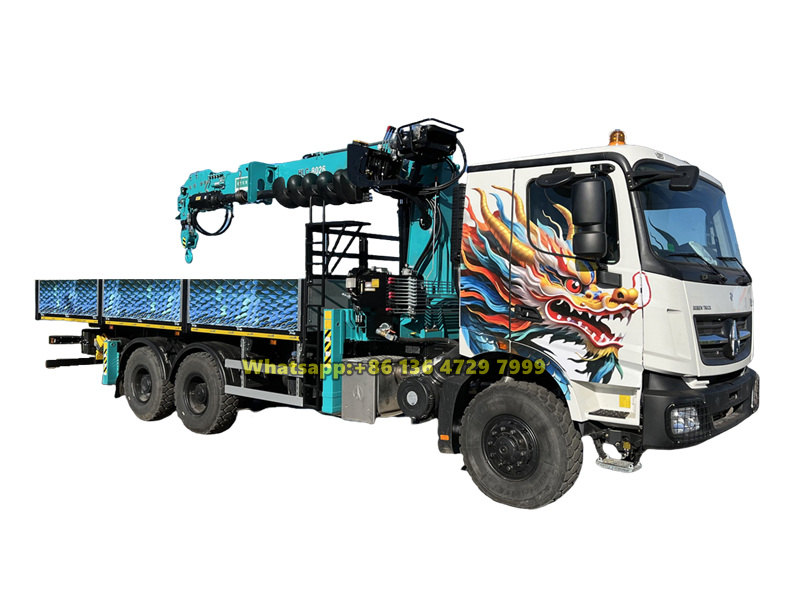 beiben 6x6 off-road telescopic boom truck