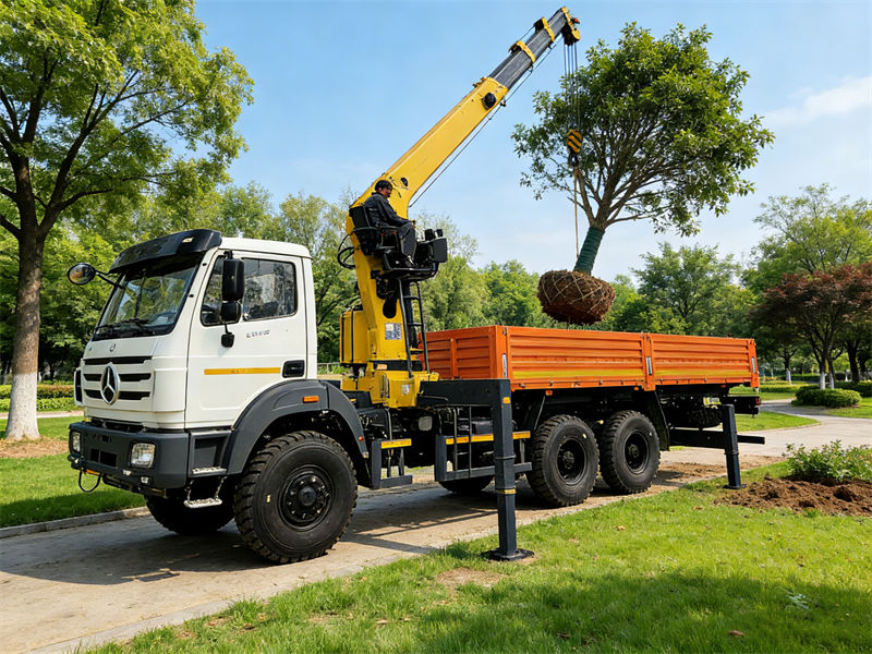 Beiben boom crane truck applications