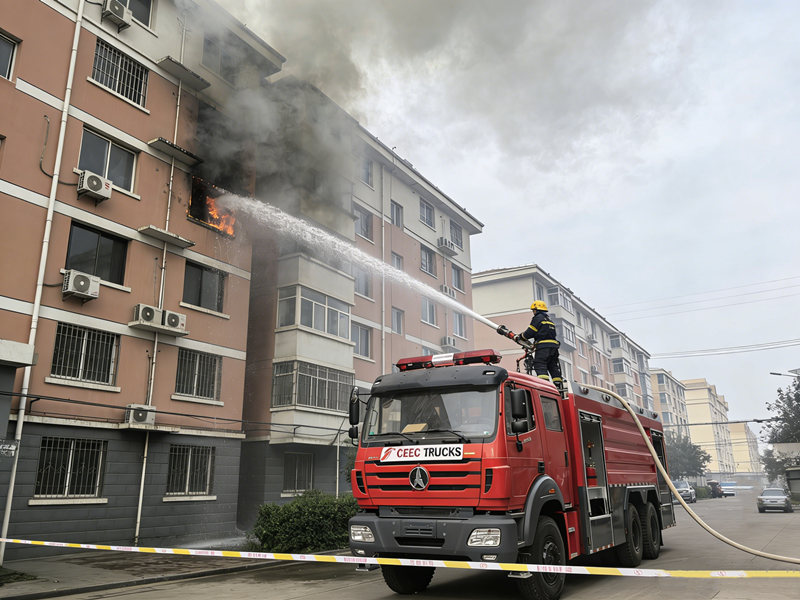 Beiben foam fire pumper truck applications