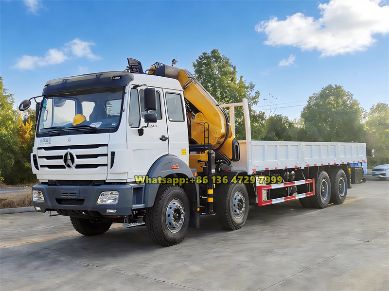 Beiben 8×4 heavy duty boom truck