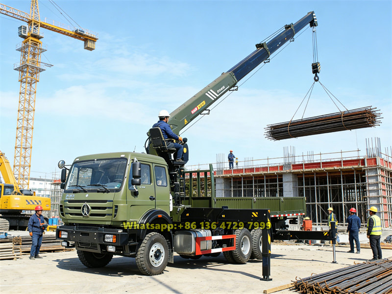 Beiben boom crane truck applications