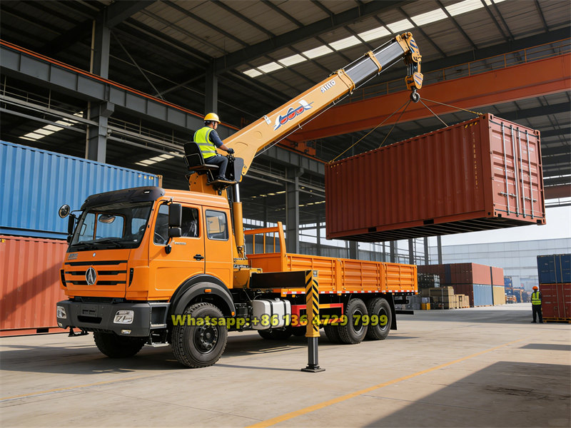 Beiben truck mounted UNIC crane