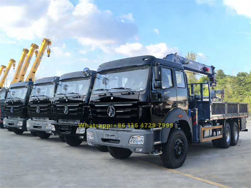 Beiben truck mounted cranes for export