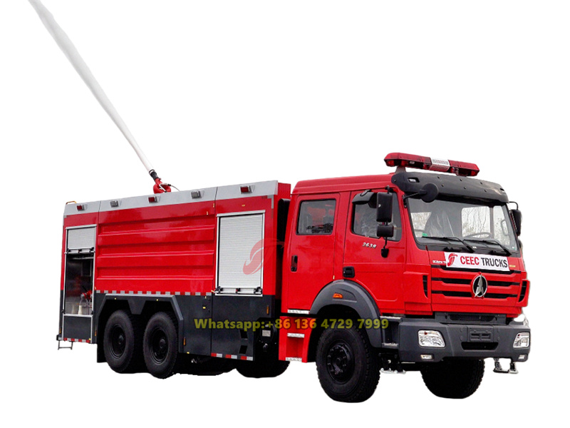 beiben 2638 water foam fire tender