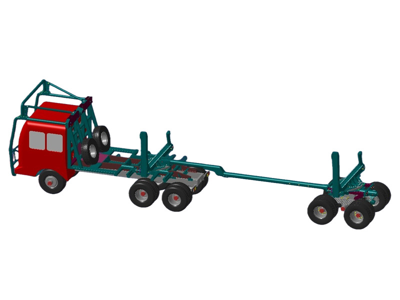 Beiben timber lorry drawing
