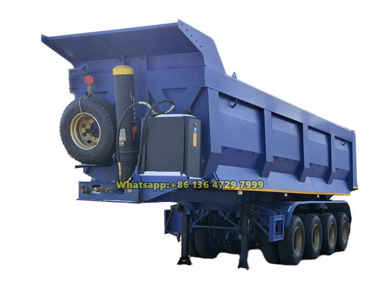80-ton heavy duty tipper trailer for sale